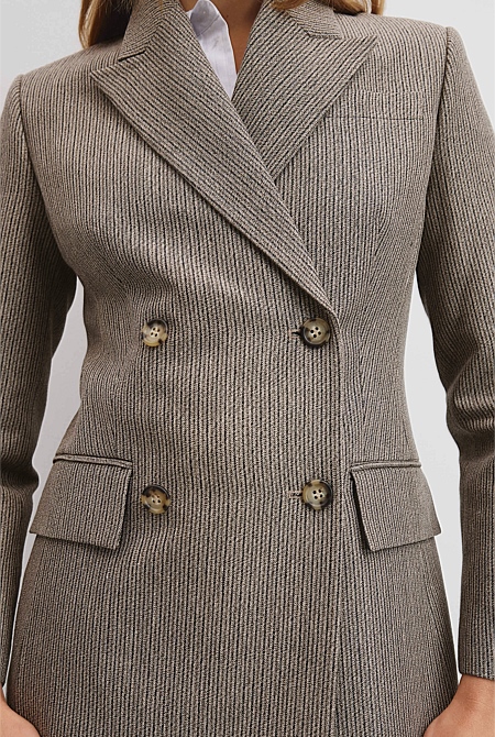 Contour Stripe Blazer