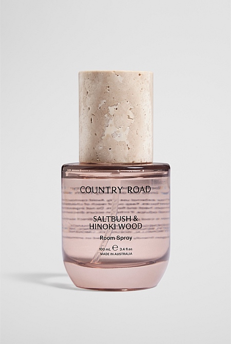 Australian Made Saltbush & Hinoki Wood Room Spray 100ml Australian Made Saltbush & Hinoki Wood Room Spray 100ml