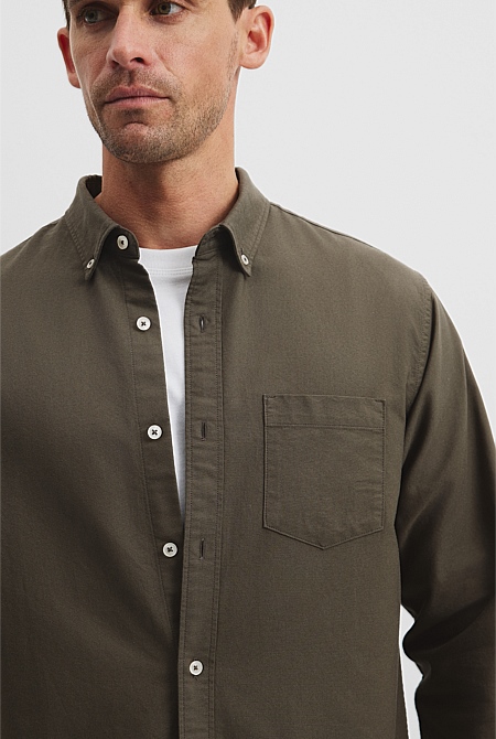 Regular Fit Australian Cotton Oxford Shirt