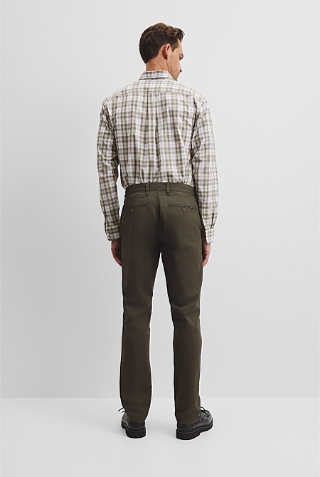 Australian Cotton Tapered Fit Stretch Chino