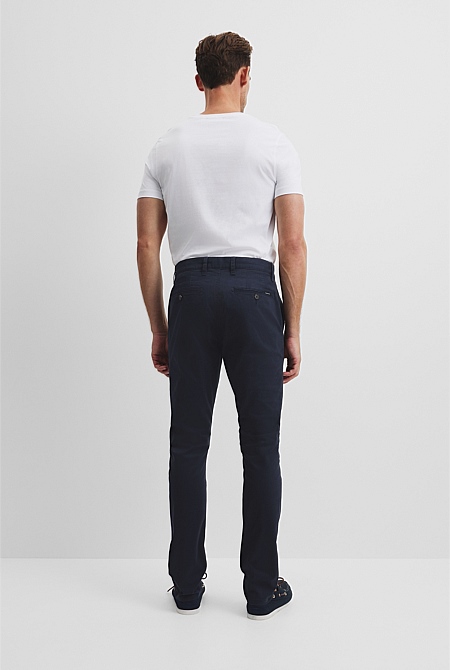 Australian Cotton Slim Fit Stretch Chino