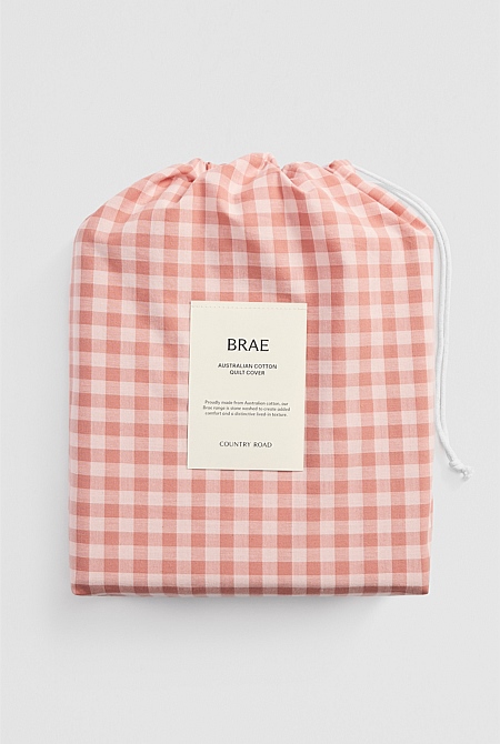 Brae Australian Cotton Super King Quilt Cover