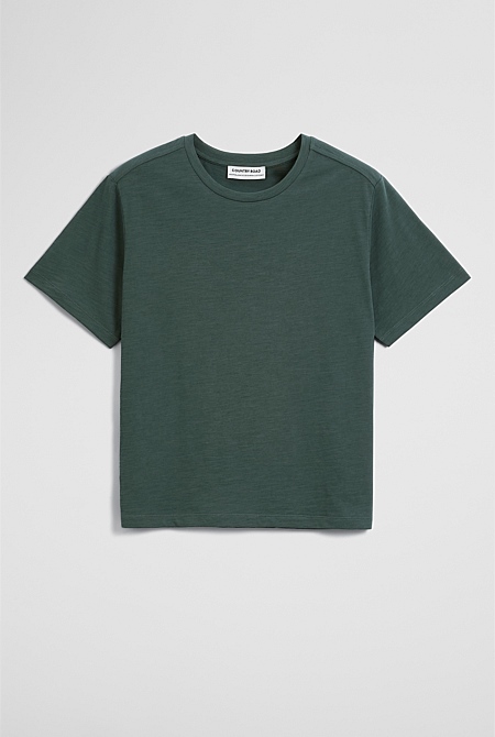 Textured Short Sleeve Slub T-Shirt Textured Short Sleeve Slub T-Shirt