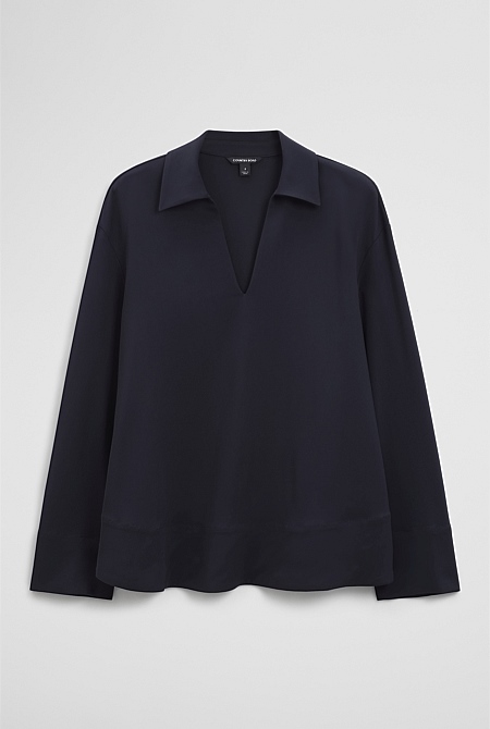 Crepe Rugby Shirt Crepe Rugby Shirt