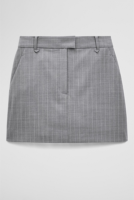 Pinstripe Mini Skirt Pinstripe Mini Skirt