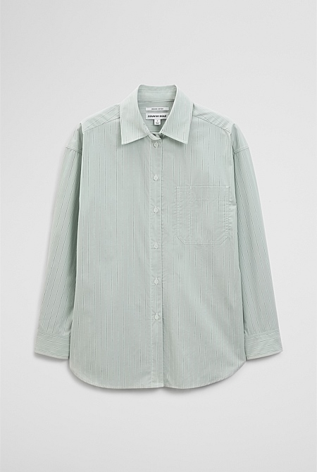 Stripe Poplin Shirt