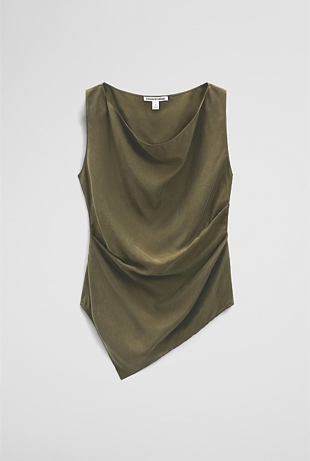 Asymmetrical Hem Blouse Asymmetrical Hem Blouse