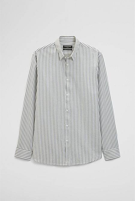 Slim Fit Cotton Stripe Shirt Slim Fit Cotton Stripe Shirt