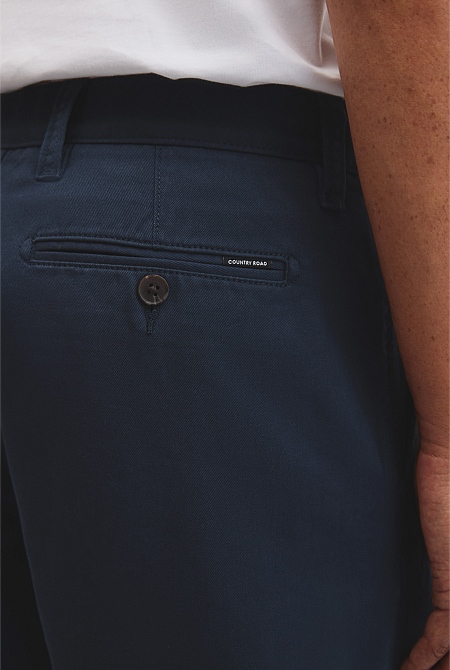 Relaxed Cotton Twill Pant