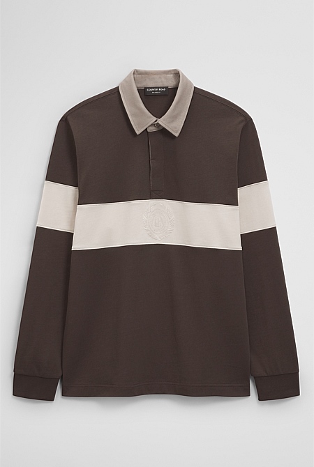 Australian Cotton Panel Rugby Polo Australian Cotton Panel Rugby Polo