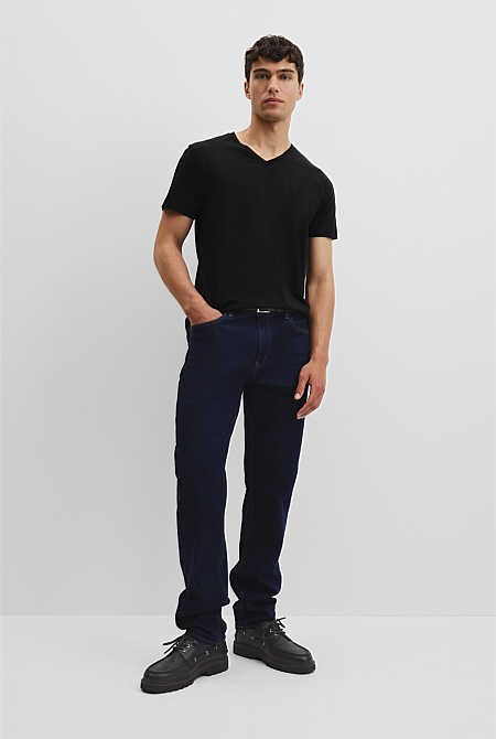 Pima Cotton V-Neck T-Shirt