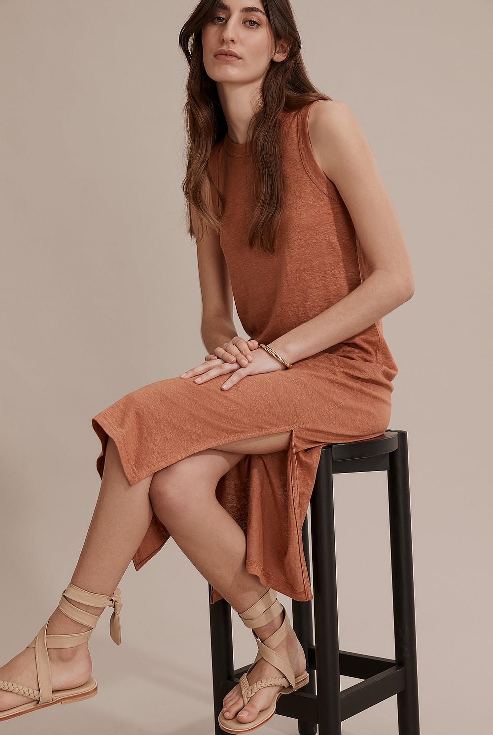linen jersey tank dress Beach Linen Jersey Tank Dress - Dresses