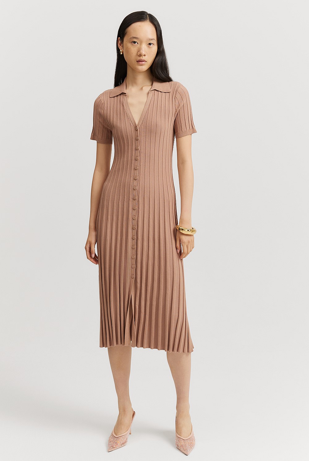 country road pleated dress Country Road Organza Midi Dress