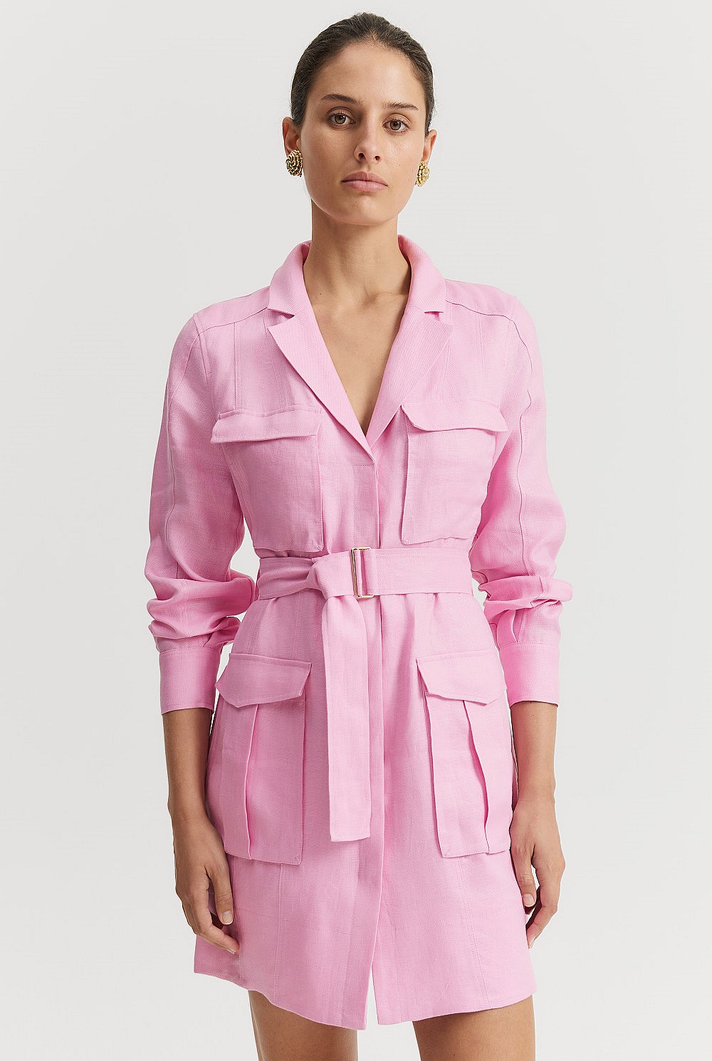 Rosetta Utility Pocket Mini Dress - Dresses | Country Road Rosetta Utility Pocket Mini Dress - Dresses | Country Road