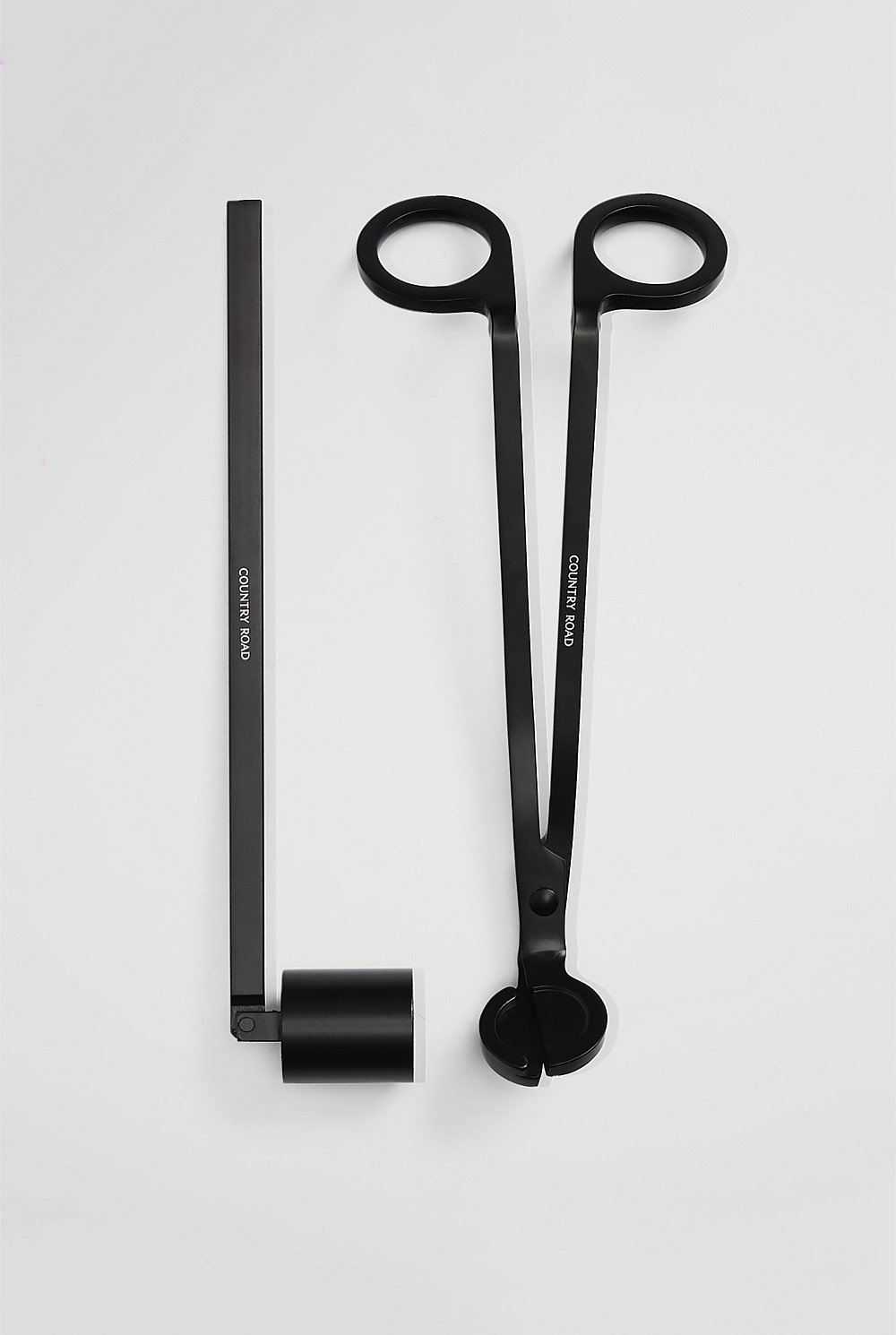 Matte Black Candle Care Set Home Fragrance Country Road