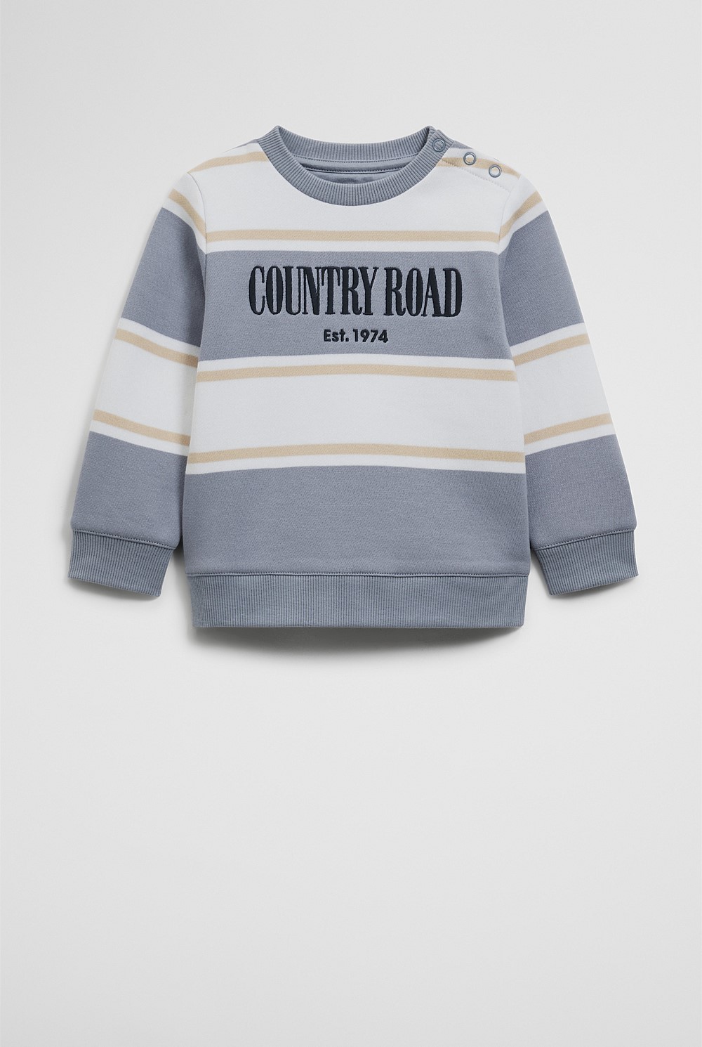 Light Blue Country Road Logo Jumper Country Road Womens Heritage Sweat