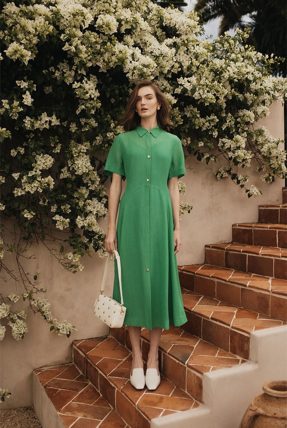 country road emerald green dress Vivid Green Rib Slip Knit Dress - Dresses