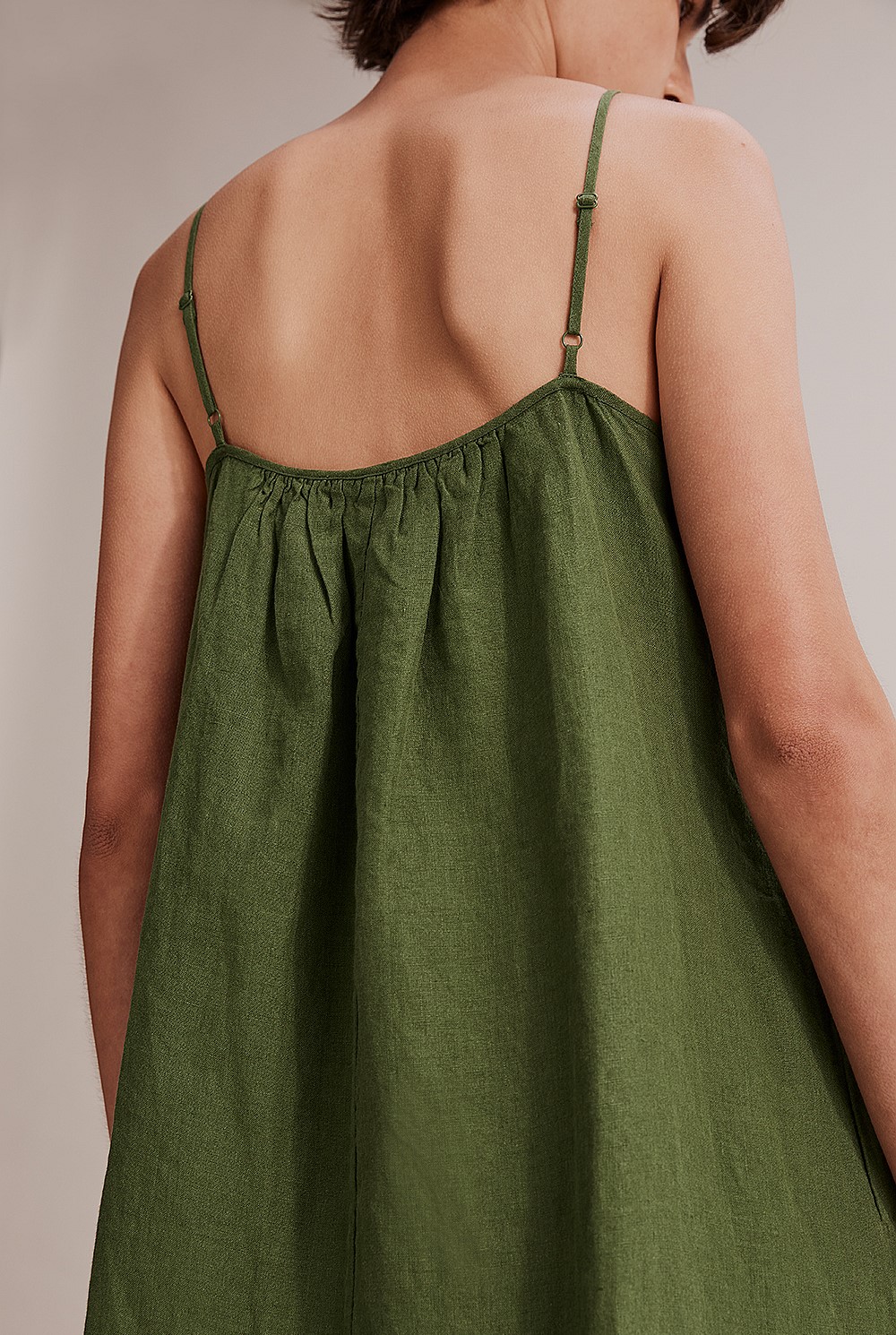 country road green linen dress Country Road