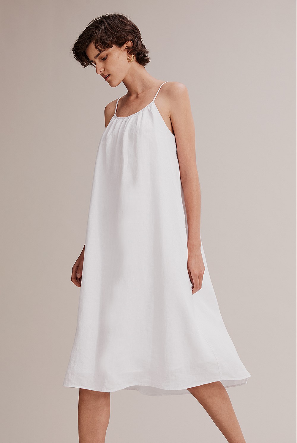 country road linen midi dress Wearing this viral country road linen wrap midi dress to the office today!  Keep checking the website for restocks  #countryroad #businesscasual  #officefits #officeoutfits #corporateoutfits