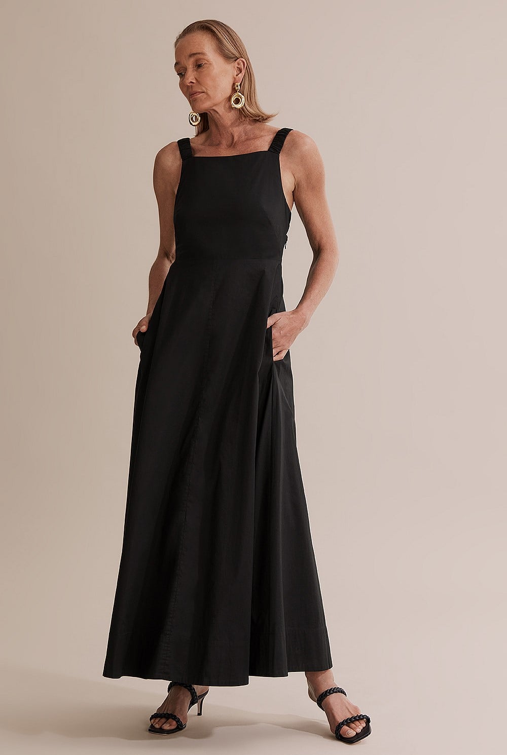 country road black maxi dress Country Road Halter Maxi Dress