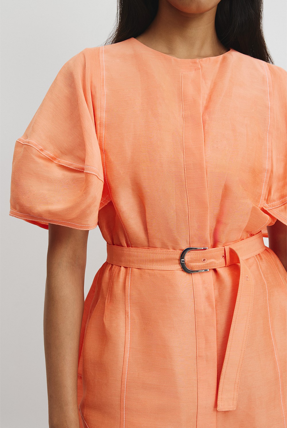 country road orange dress Country Road Rust Orange Tiered Maxi Dress