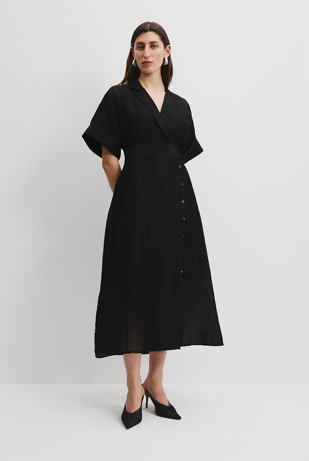 wrap midi dress australia Wrap Midi Dress