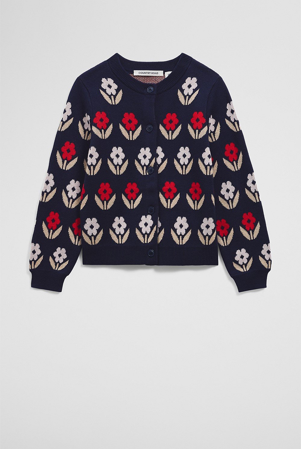 Ameri（アメリ）の「VERONICA JACQUARD KNIT CARDIGAN（ニット