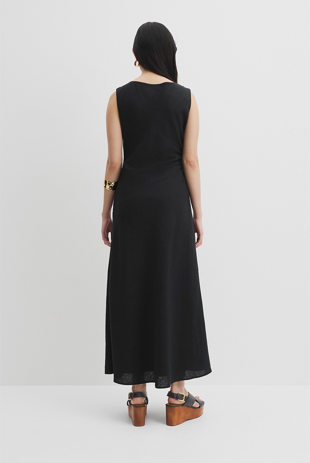 country road black maxi dress Black Country New Road Poster Country Road One Shoulder Maxi Dress - Black - Sizes XS To XL