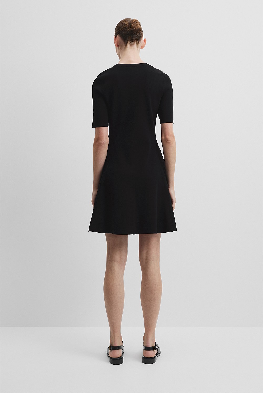country road compact knit dress Black Mini - Dresses Womens dresses