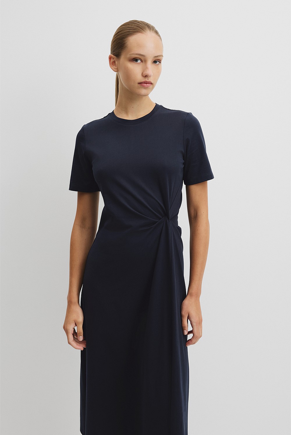 Australian Cotton Twist Jersey Dress Australian Cotton Twist Jersey Dress