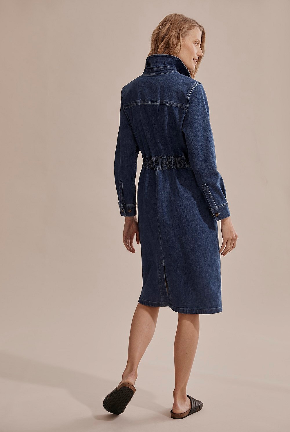 denim safari dress Denim Safari Mini Dress Medium