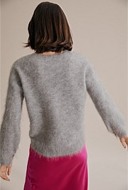 Country road brushed fluffy sweater best sale