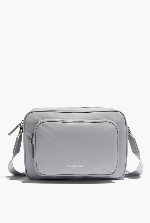 Ice Grey Recycled Polyester Soft Crossbody Bag Bags Country Road