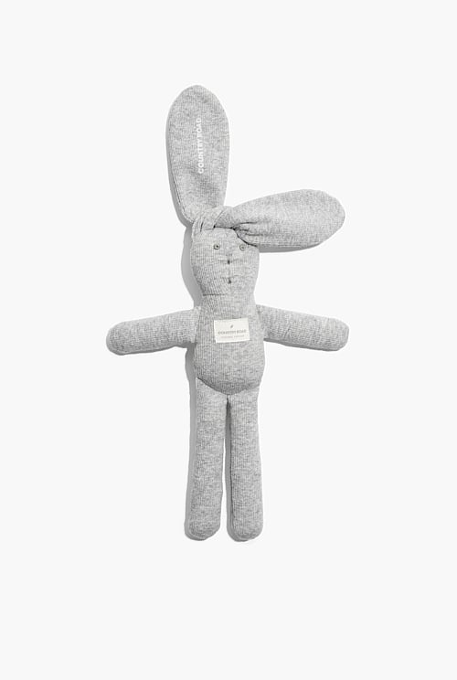 Light Grey Marle Unisex Organically Grown Cotton Rib Bunny 