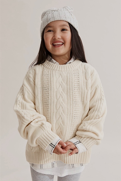 Marshmallow Cable Knit - Knitwear