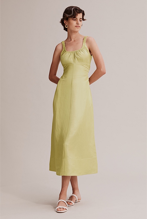 Country road green outlet dress