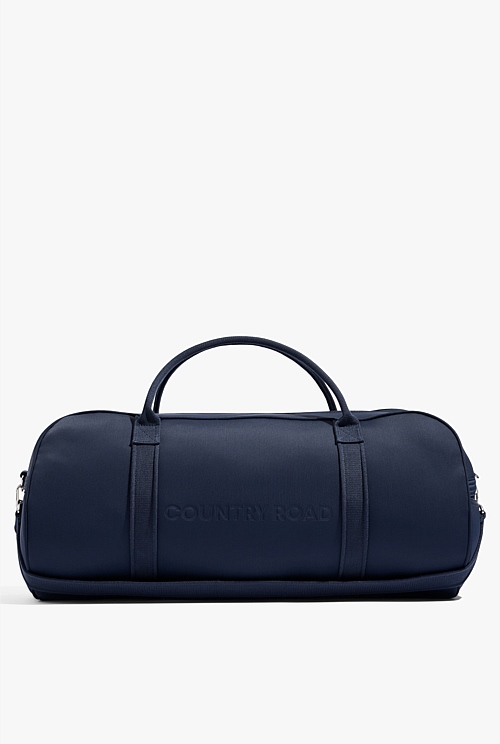 Navy Neoprene Logo Tote Bags Country Road