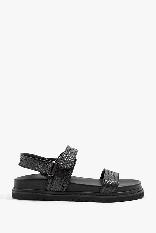 Black Gigi Sandal Sandals Thongs Country Road