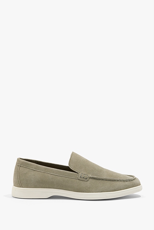 Grey deals casual loafers