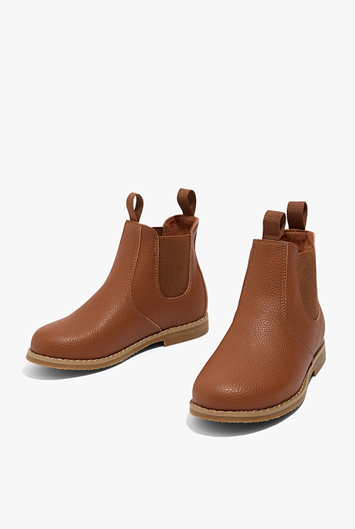 Gordon leather gusset on sale boots