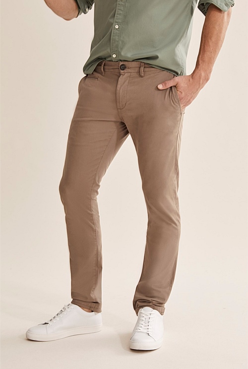 Country road sales slim stretch chino