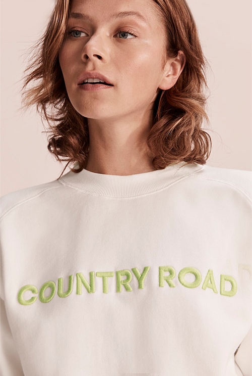 Country road embossed online logo sweat