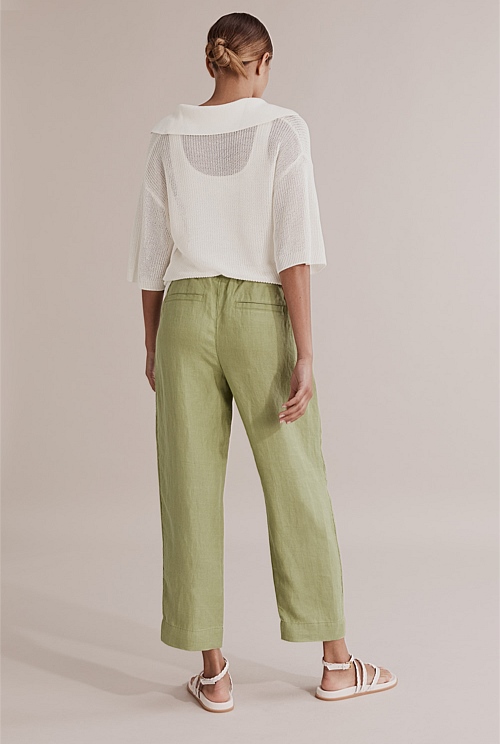 Linen pants country on sale road