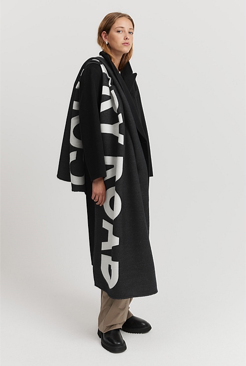 country road black scarf