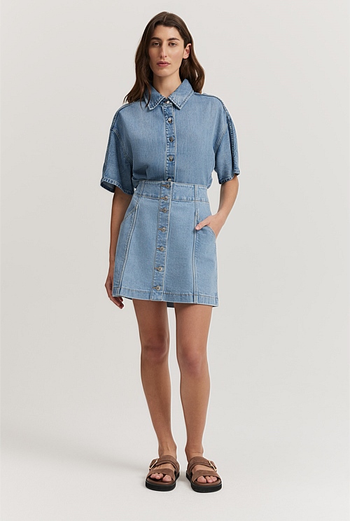 Country road sales denim dress