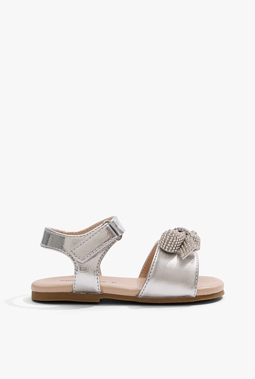 Baby girl deals silver sandals