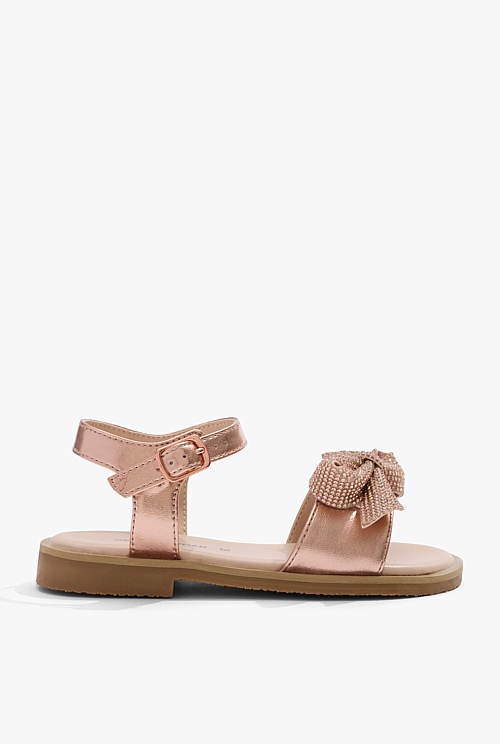 Rose gold hot sale pink sandals