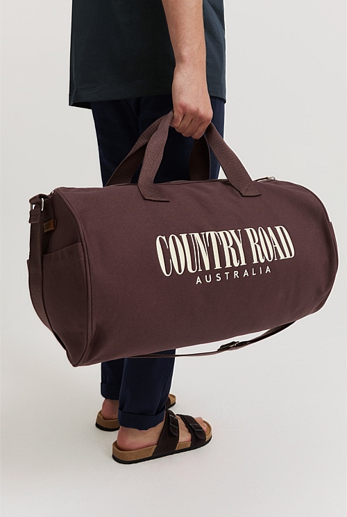 Claret Organically Grown Cotton Heritage Duffle Bag Bags