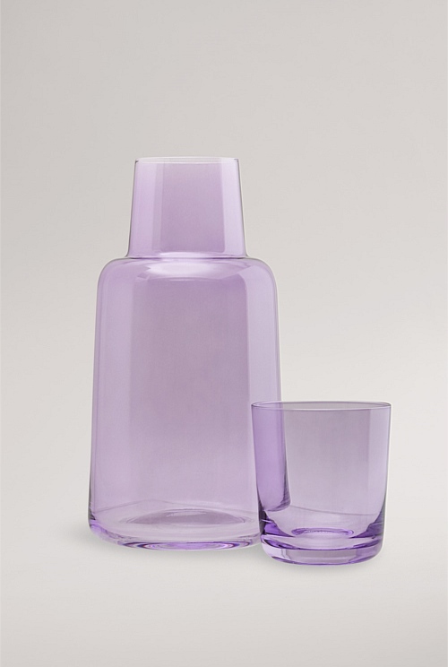 Bedside Water Carafe in Lilac
