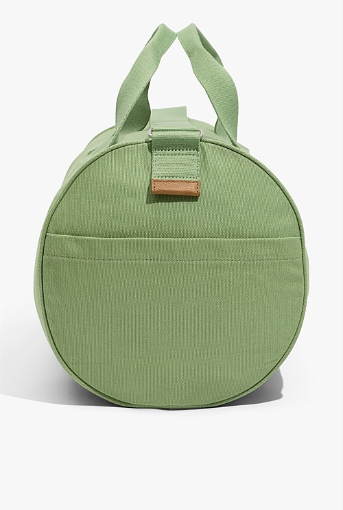 Green hot sale weekender bag